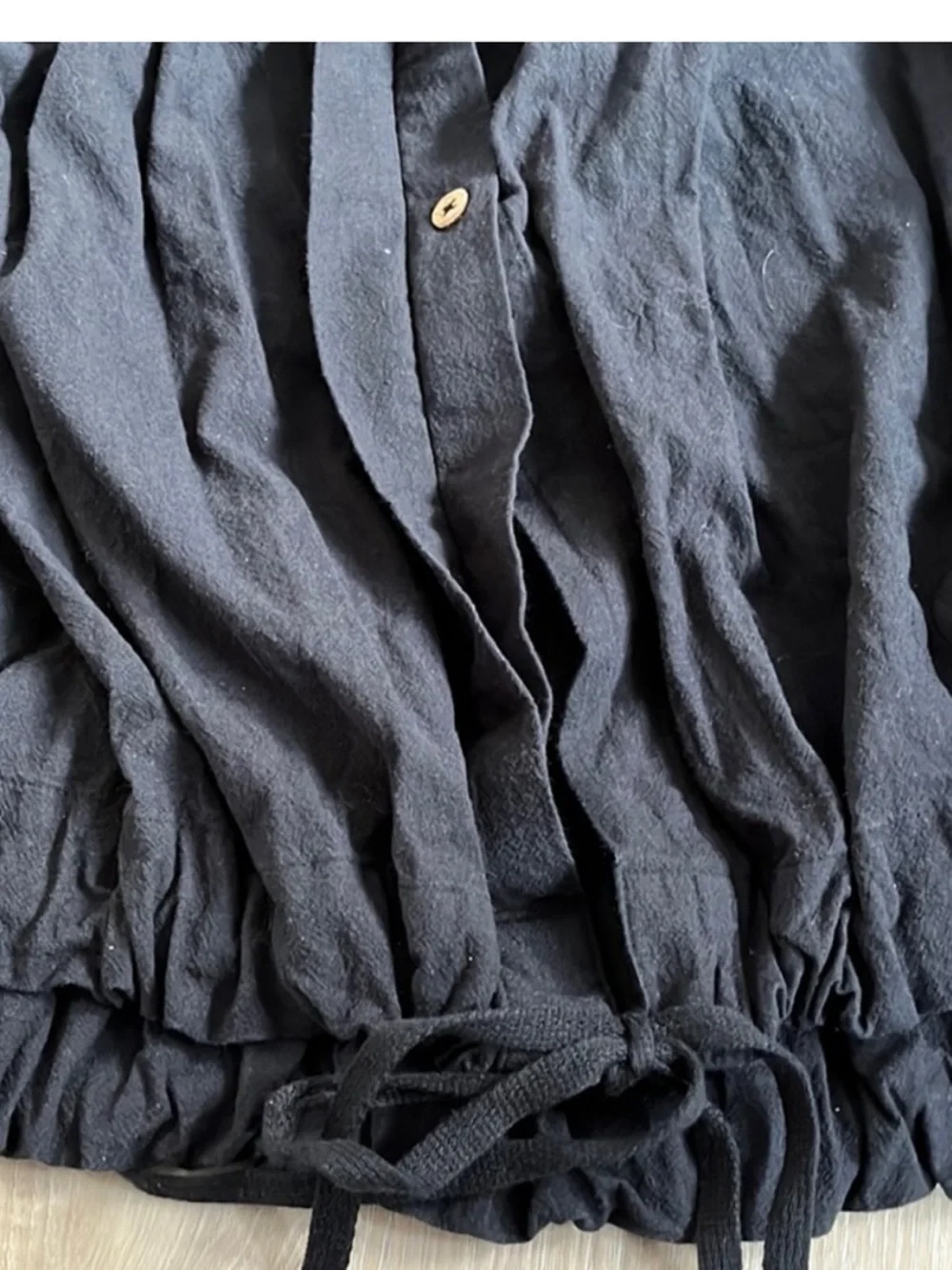 Free People Black Midi Skirt GUC - Picture 7 of 7